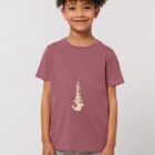 Tshirt Enfant Bio Garçon Sky Totem Hibiscus