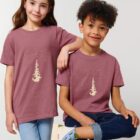 Tshirt Enfant Bio Sky Totem Hibiscus
