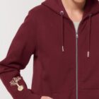 Veste Bio Unisex Save The World Bordeau