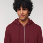 Veste Bio Unisex Bordeau