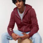 Veste Bio Unisex Save The World Bordeau